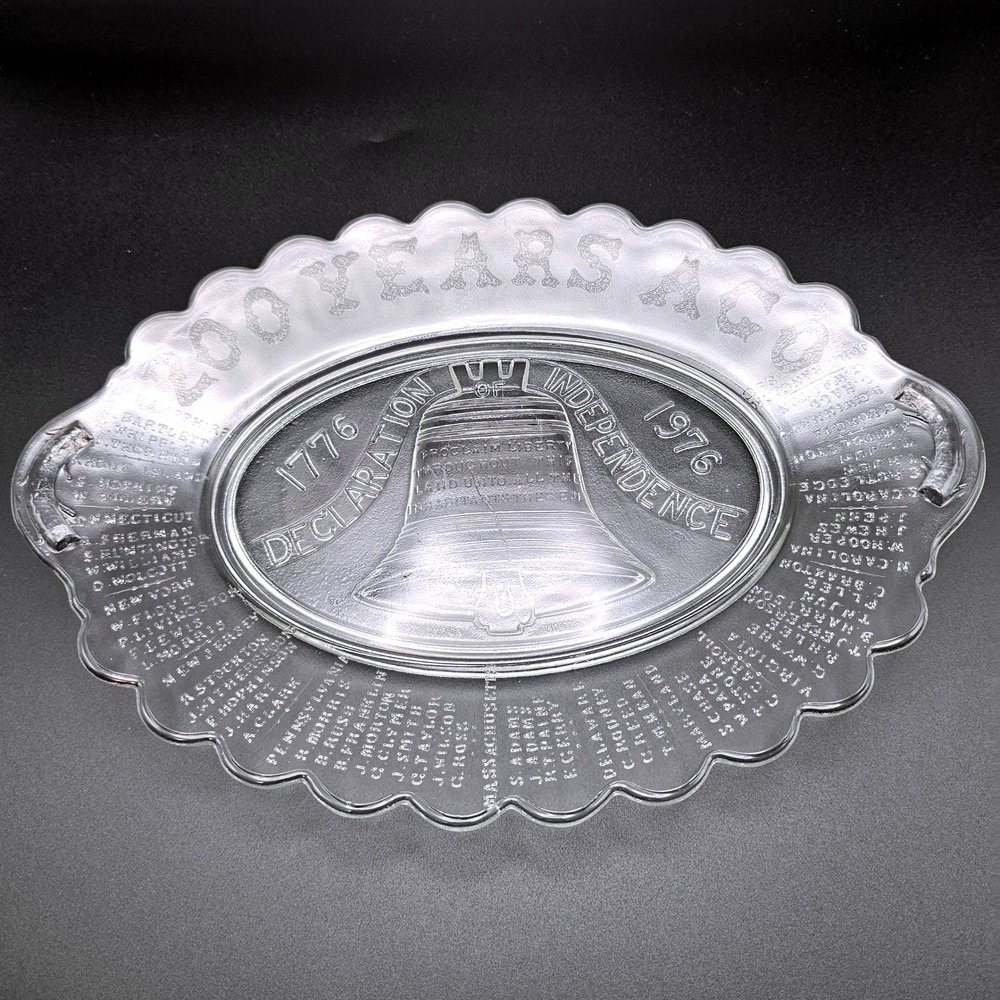 1976 Liberty‎ Bell Declaration of Independence Bicentennial Commemorative Plate